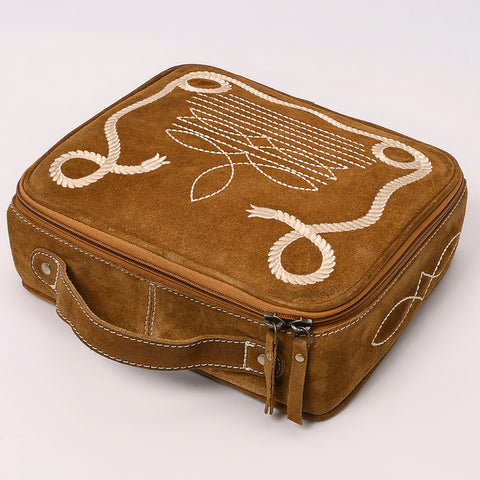 American Darling Boot Genuine suede Jewelry Case with Western Embroidery