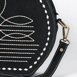 ADBGA682 Canteen Suede Genuine Western Leather Women Bag