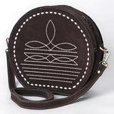 ADBGA682 Canteen Suede Genuine Western Leather Women Bag