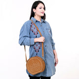 ADBGA682 Canteen Suede Genuine Western Leather Women Bag