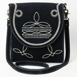 ADBGA685 Crossbody Genuine Western Suede Leather women bag