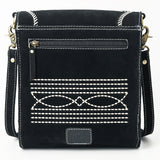 ADBGA685 Crossbody Genuine Western Suede Leather women bag