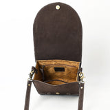 ADBGA685 Crossbody Genuine Western Suede Leather women bag