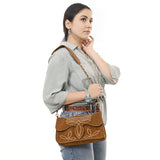 ADBGA692 Clutch Genuine Western Leather Women Bag