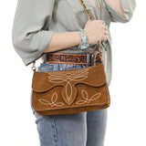ADBGA692 Clutch Genuine Western Leather Women Bag