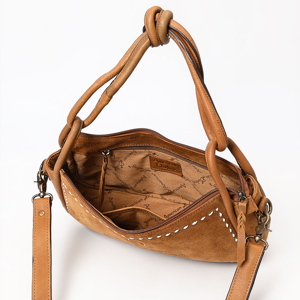 ADBGM528 Crossbody Genuine Suede Leather Women Bag