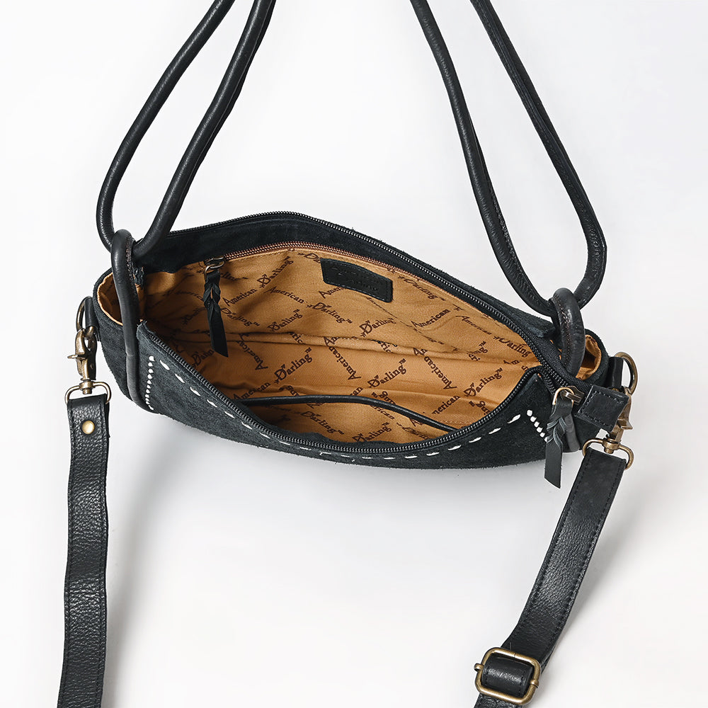 ADBGM528 Crossbody Genuine Suede Leather Women Bag