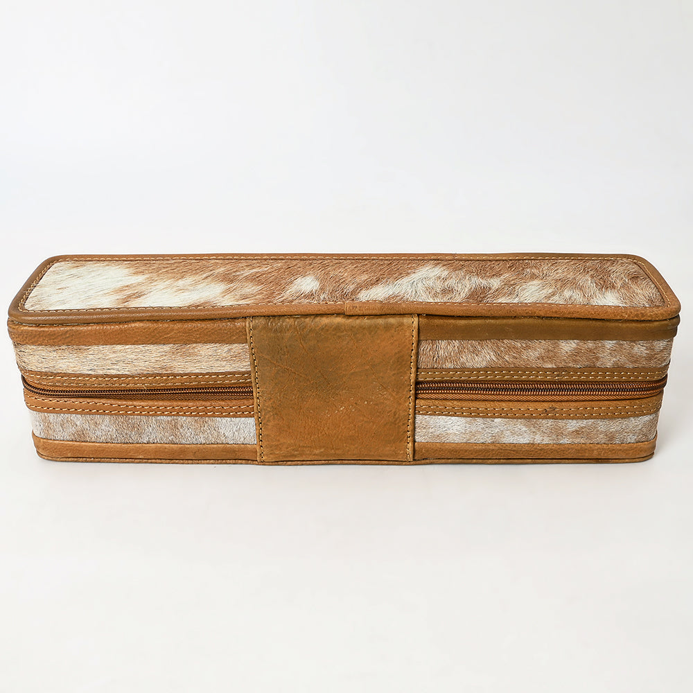 ADBGA707 Hair-On Cowhide Hair Straightener Case - Leather Western Organizer