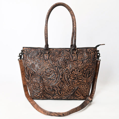 American Darling Western Genuine Leather Tote Bag with Hand-Tooled Detailing | Premium Everyday Carry