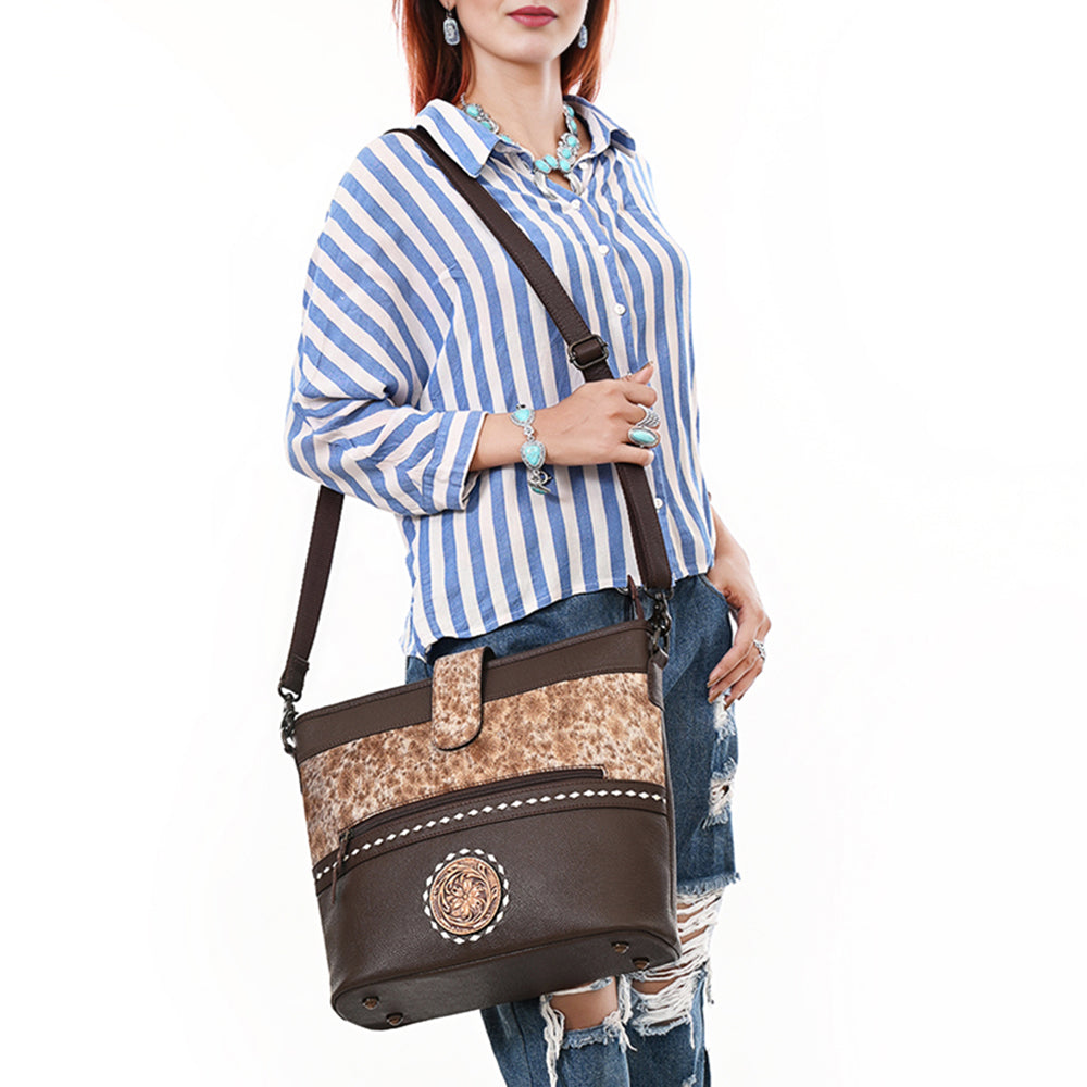 SKBZ168 Large Crossbody Genuine Leather women bag western Bag