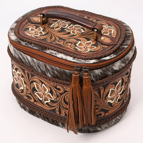 American Darling Hand Tooled Hair-On Cowhide Cross body Bag