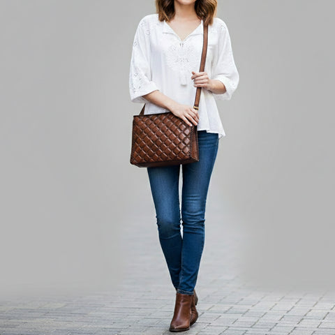 ADBGM553 Crossbody Genuine Western Leather Women Bag