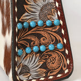 ADBG1698 Small Crossbody Hair on Genuine Leather women bag western Bag