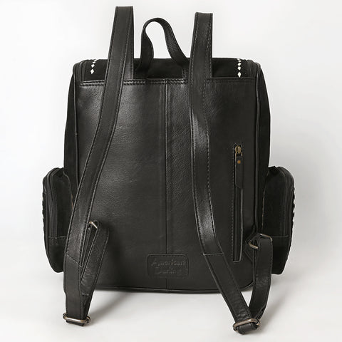 American Darling Genuine Suede Backpack Bag | Western Boot Stitched Bag