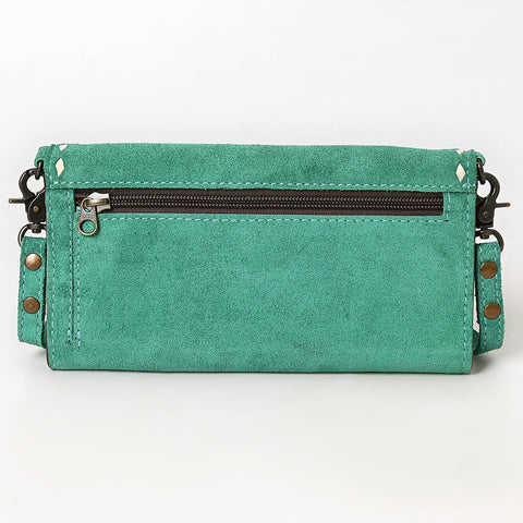 American Darling Genuine Suede Crossbody Bag | Western Boot Stitched Crossbody Purse