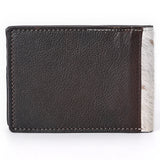 ADBGM454 Western Hair-On Leather Rodeo Wallet - Engraved Design
