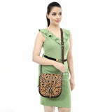 ADBGA530 American Darling Western Crossbody Bag Hand Tooled Genuine Leather Purse
