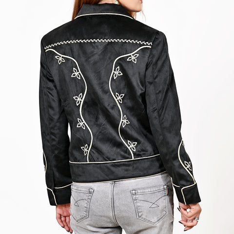 ADJKT059 Women Fabric Shirt Jacket Dress