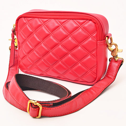 NMBGM183 Never Mind Handcrafted Quilted Leather Camera Bag