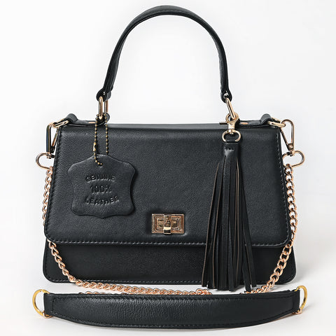 NMBGM186 Crossbody Fringes Genuine Western Leather Women Bag