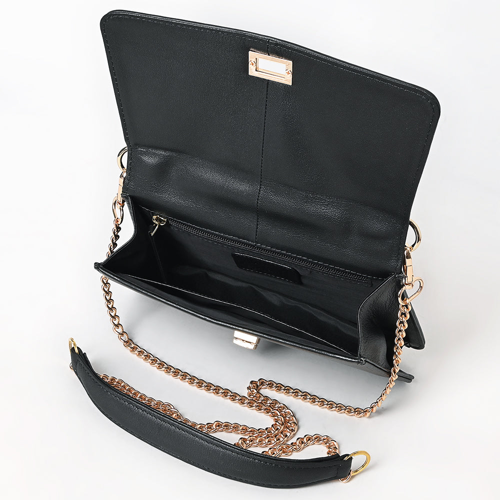 NMBGM186 Crossbody Fringes Genuine Western Leather Women Bag