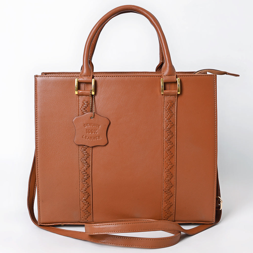 NMBGM199 Briefcase Genuine Western Leather Women Bag