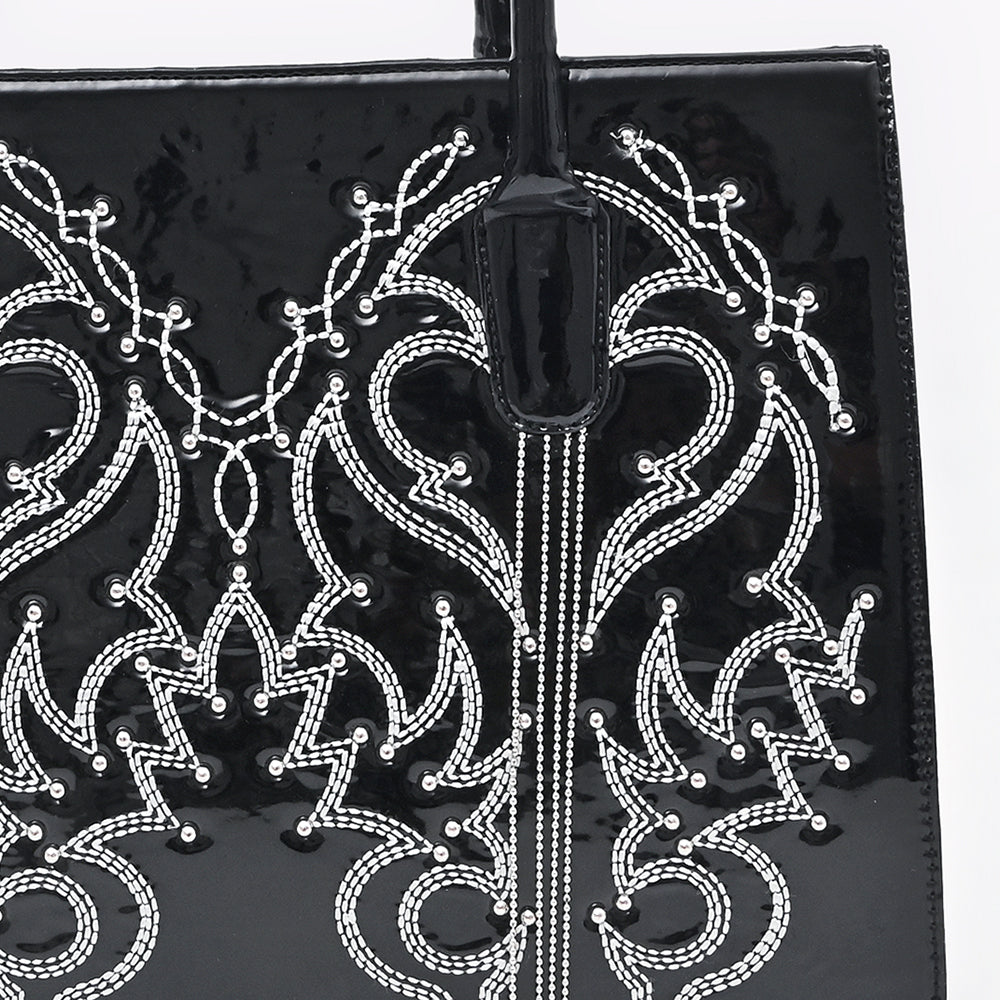 ADBGA800 Tote Embroidery Genuine Leather women bag western Bag