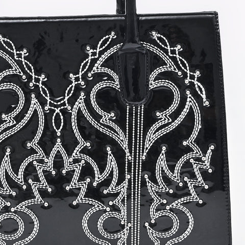 American Darling Handcrafted Genuine Leather Tote Bag with Embroidery