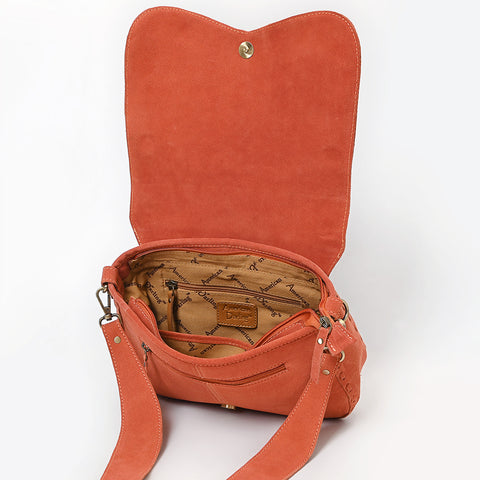 American Darling Handcrafted Genuine Leather Cross body Bag Concho Embroidery