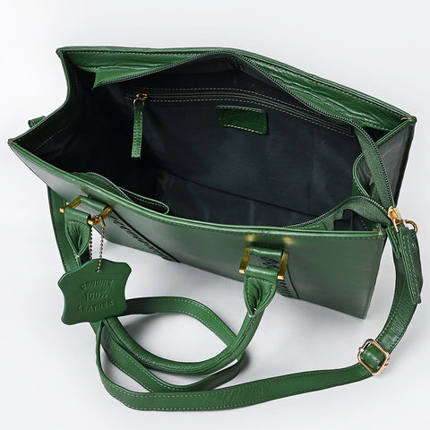NMBGM199 Briefcase Genuine Western Leather Women Bag