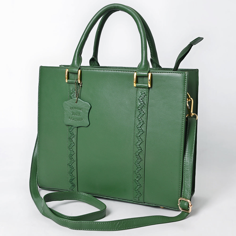 NMBGM199 Briefcase Genuine Western Leather Women Bag