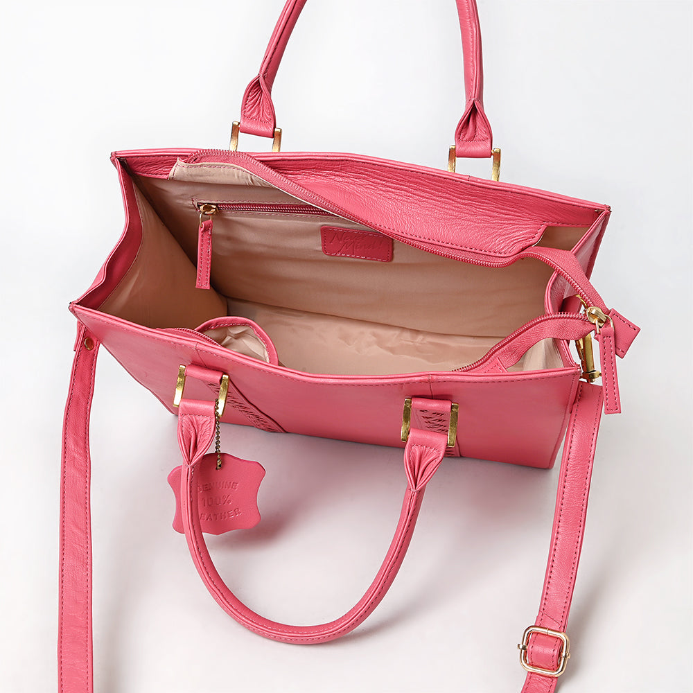 NMBGM199 Briefcase Genuine Western Leather Women Bag