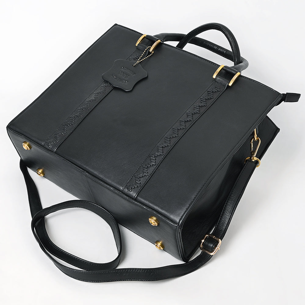 NMBGM199 Briefcase Genuine Western Leather Women Bag