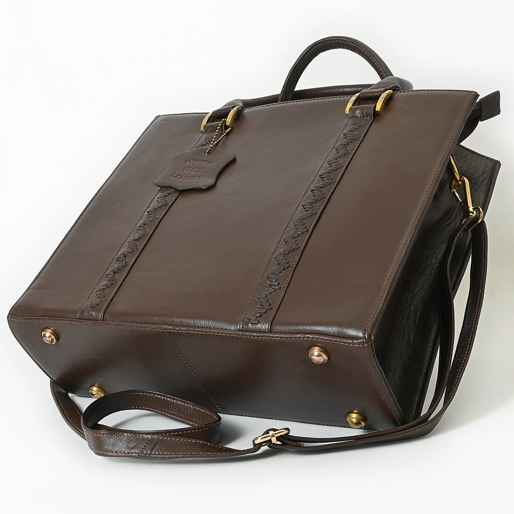 NMBGM199 Briefcase Genuine Western Leather Women Bag