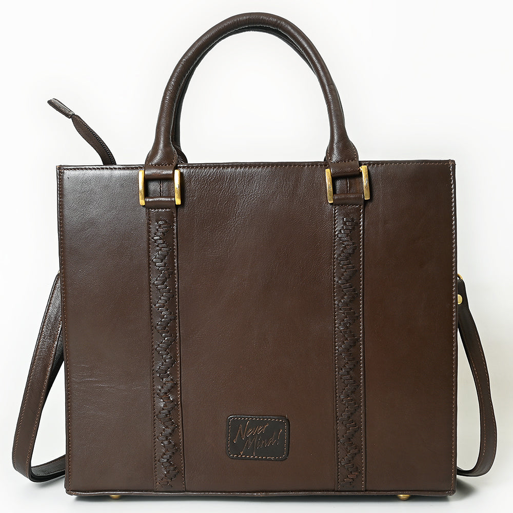 NMBGM199 Briefcase Genuine Western Leather Women Bag