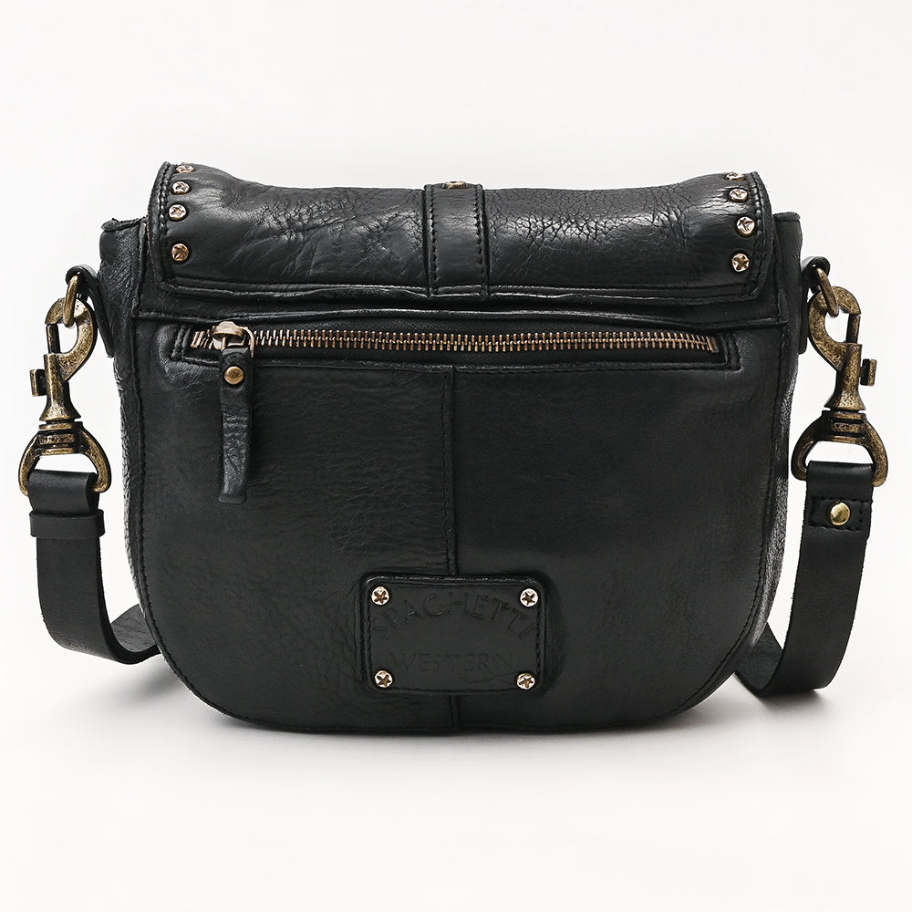 SWC155BLK Crossbody Genuine Western Leather Women Bag