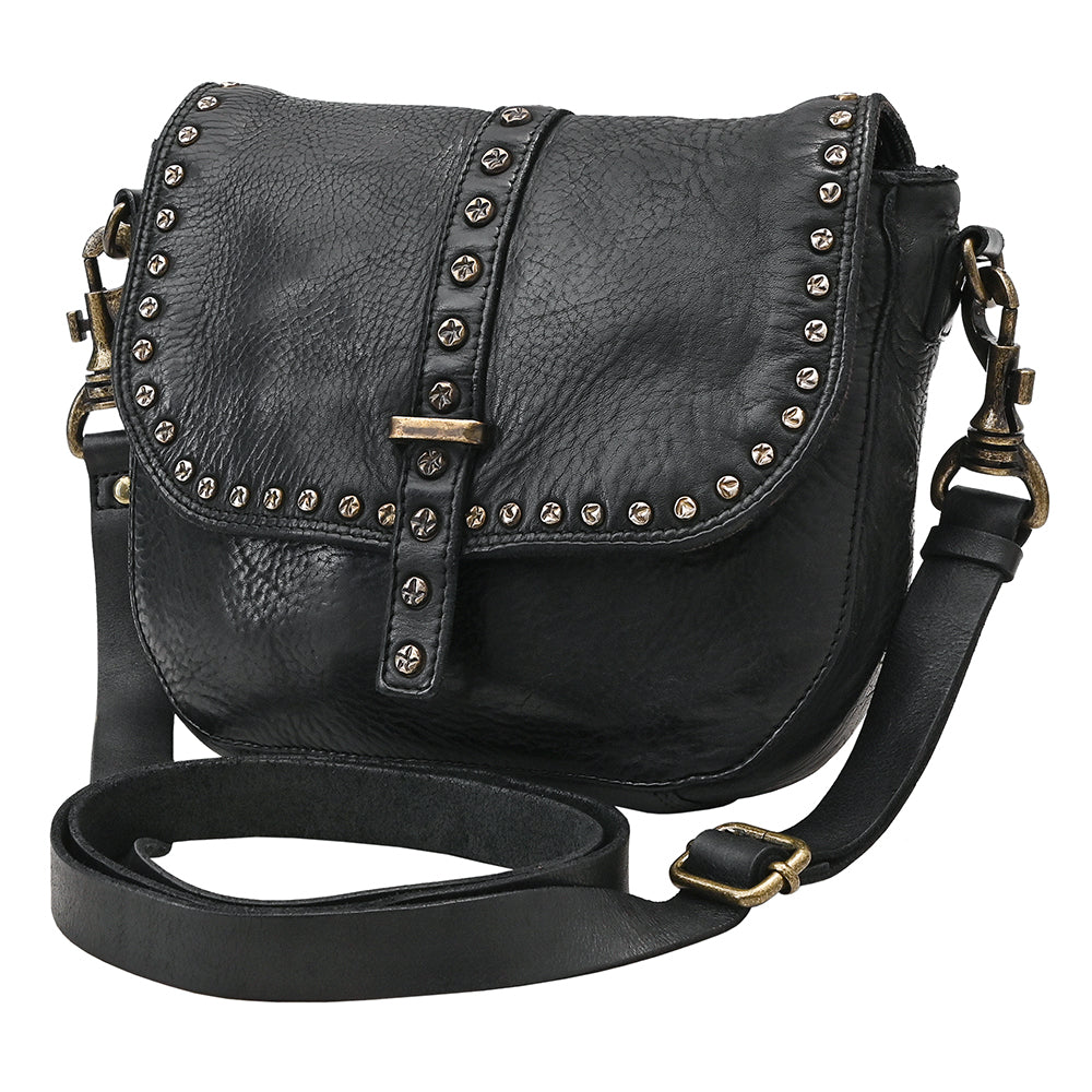 SWC155BLK Crossbody Genuine Western Leather Women Bag