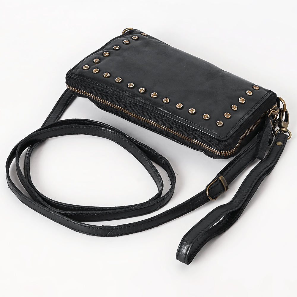 SWC195BLK Organiser Genuine Western Leather Women Bag