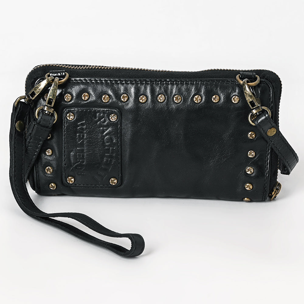 SWC212BLK Wallet Genuine Western Leather Women Bag