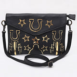 ADBG1769 Envelope Genuine Leather women bag western Bag