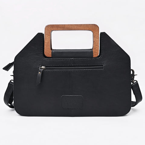 American Darling Hand-Tooled Floral Cross body Bag - Handcrafted Western Leather Purse