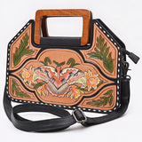 ADBG1776 Tote Hand Tooled Genuine Leather women bag western Bag