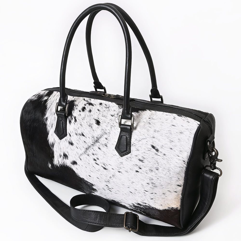 ADBG1779 Duffle Hair On Genuine Leather women bag western Bag