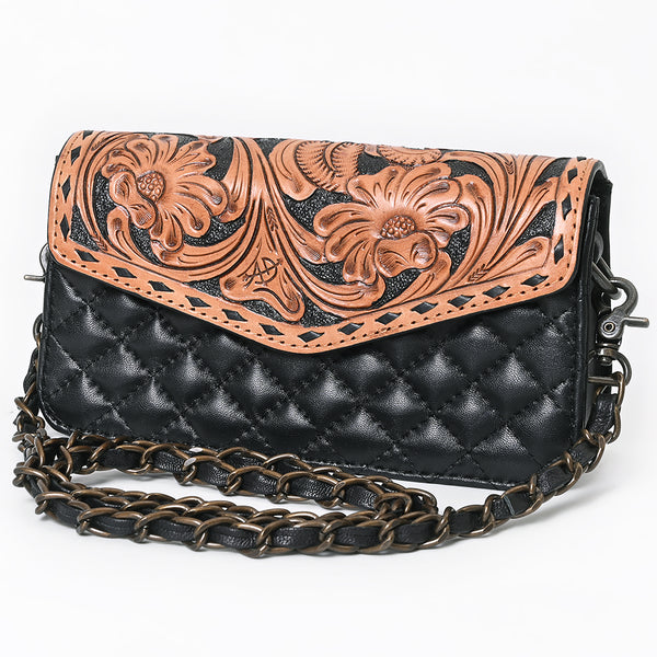 ADBG1782 Wallet Hand tooled Genuine Leather women bag western Bag