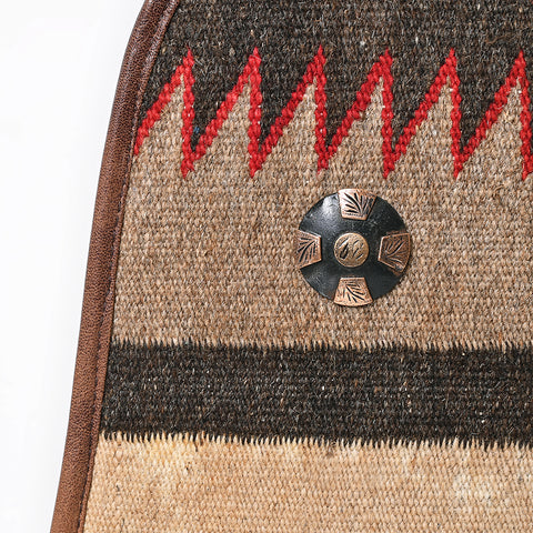 American Darling Western Sling Bag - Handcrafted Woven Saddle Blanket Leather Crossbody