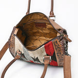 ADBG1789 Tote  Saddle Blanket Genuine Leather women bag western Bag