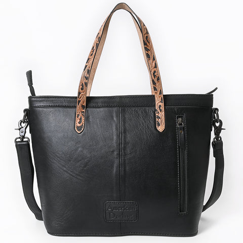American Darling Hand-Tooled Floral Tote Bag - Quilted Western Leather Handbag