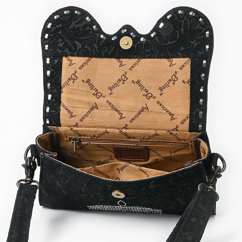 ADBG1797 Crossbody Suede Genuine Leather women bag western Bag