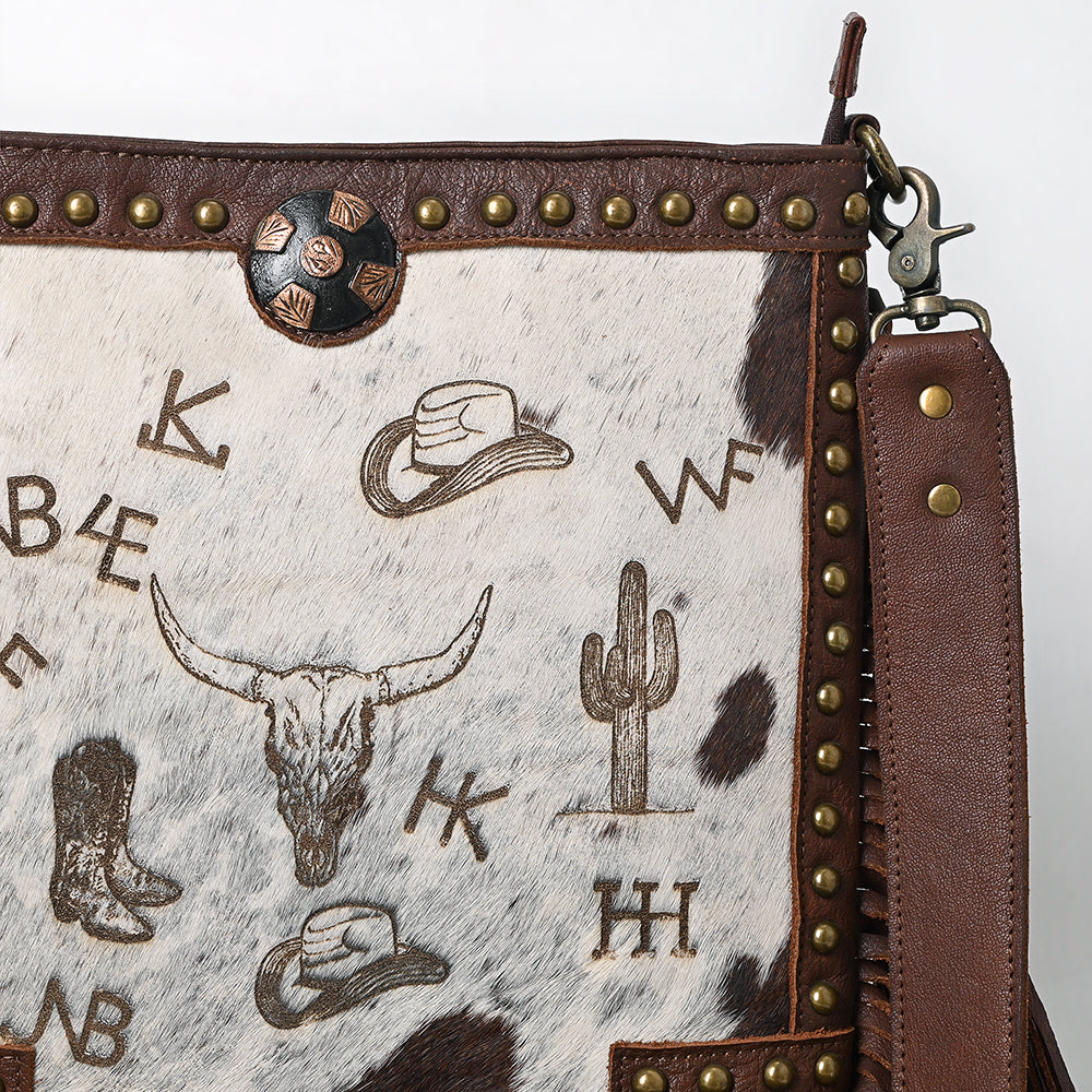 ADBGM746 Crossbody Hair-On  Genuine Western Leather Women Bag