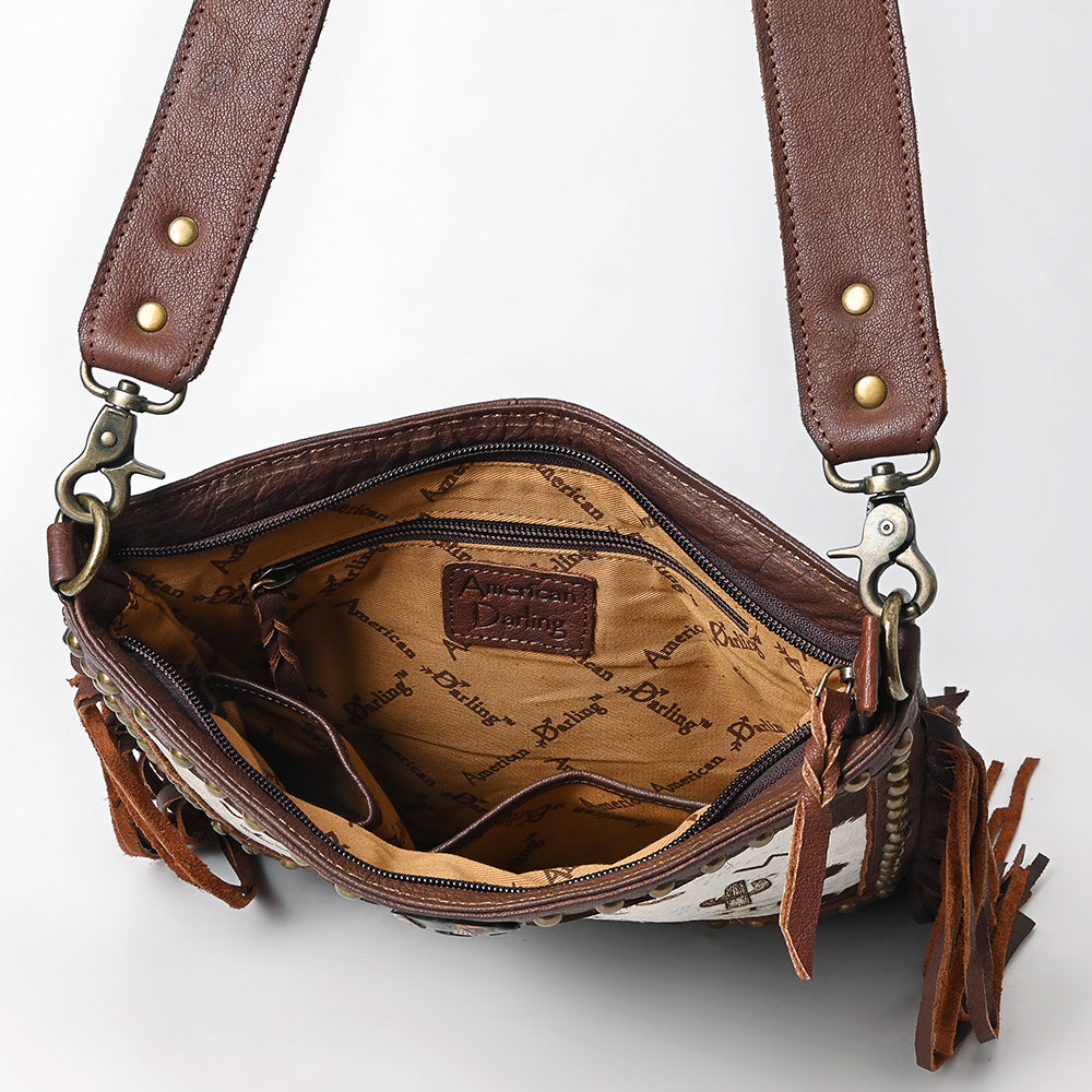 ADBGM746 Crossbody Hair-On  Genuine Western Leather Women Bag